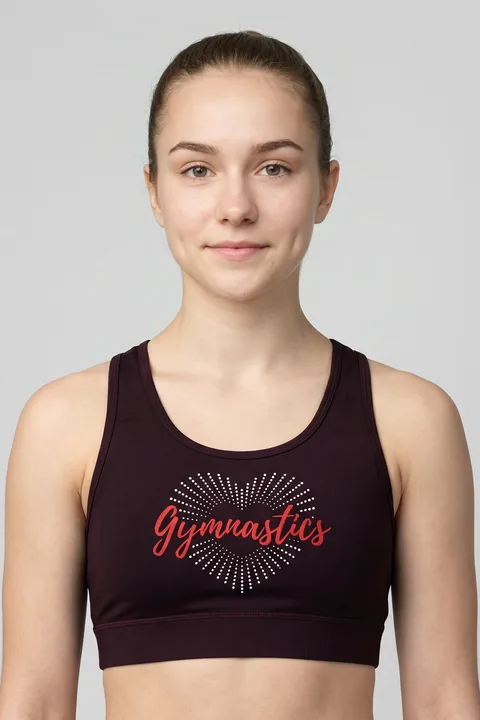 GYMSS Sırtı Oyuk Crop, artistik cimnastik, kadın, ART-CROP-012