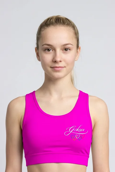 GYMSS Sırtı İpli Crop, artistik cimnastik, kadın, ART-CROP-020