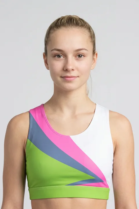 GYMSS Sırtı Oyuk Crop, artistik cimnastik, kadın, ART-CROP-015