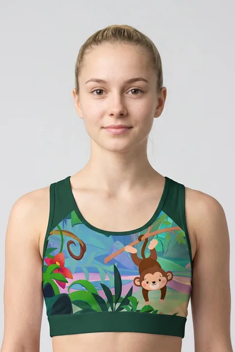 GYMSS Sırtı Oyuk Crop, artistik cimnastik, kadın, ART-CROP-018